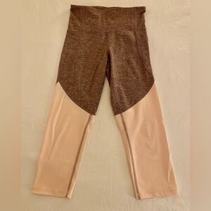 Champion Pink and Heather Mauve Cropped Leggings